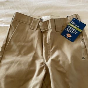 NWT never worn boys Dickies twill pants slim fit
